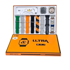 ساعت هوشمند Y80 Ultra با 8 بند.