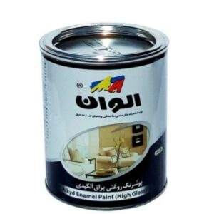 رنگ روغنی سفید براق الوان کد ۱۰۰