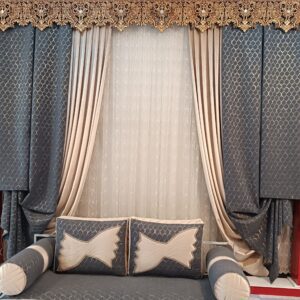 پرده طرح طلاکوب ترکی