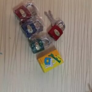 قفل اویز رنگی سایز کوچک قدیمی