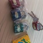 قفل اویز رنگی سایز کوچک قدیمی