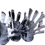 ست چاقو،کارد و ساطور آشپزخانه یونیک Unique 9PCS KNIFE SET