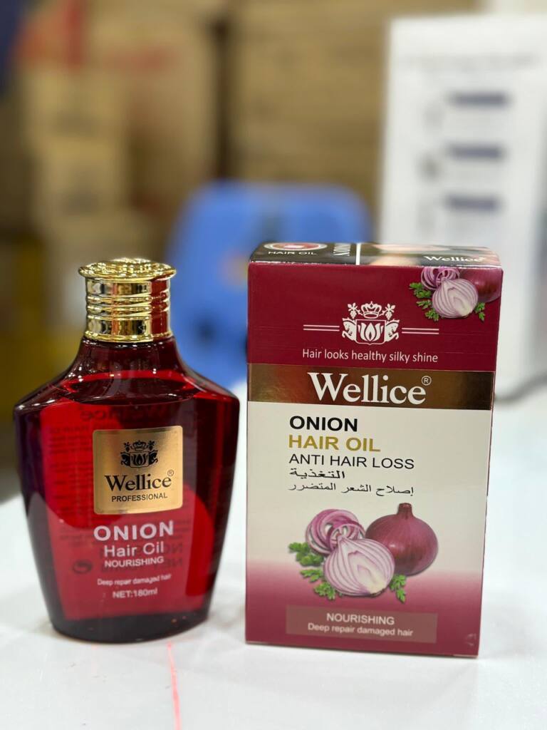 روغن موی تقویتکننده و ضدریزش پیاز Wellice مدل Onion Hair Oil