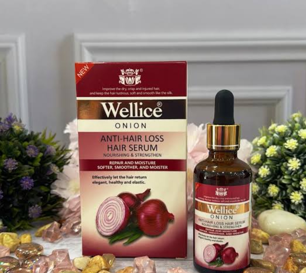شامپو ضد ریزش موی پیاز Wellice Professional مدل پیاز تقویت‌کننده و محرک رشد مو