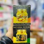 اسکراب صورت و بدن وکالی مدل Collagen & Snail لایه‌بردار طبیعی و مرطوب‌کننده پوست