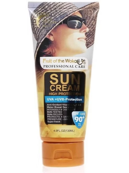 کرم ضد آفتاب وکالی مدل SPF 90+ مناسب انواع پوست حجم 130 میلیلیتر