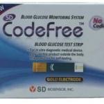 نوار تست قند خون SD CodeFree | دقیق، بدون کدنویسی، مناسب دیابت