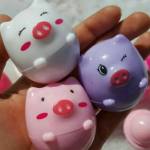 بالم لب عروسکی خوک طرح فانتزی میوهای