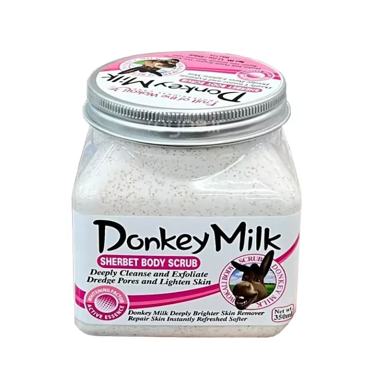 اسکراب بدن شربتی شیر الاغ وکالی (Wokali Donkey Milk Body Scrub)