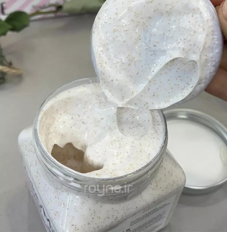 اسکراب بدن شربتی شیر الاغ وکالی (Wokali Donkey Milk Body Scrub)