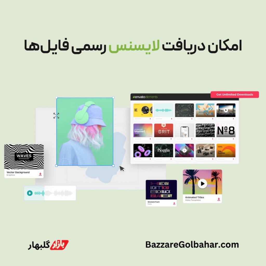 خرید Envato Elements Premium در افغانستان | اشتراک پرمیوم انواتو المنتس