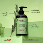 شامپو رزماری میله | تقویت‌کننده و ضد ریزش با بیوتین و نعناع