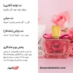عطر پینک درس | ادکلن زنانه فراگرنس ورد با رایحه‌ای گلی، میوه‌ای و رمانتیک