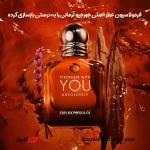 ادکلن آنلی یو آبسولوتلی | عطر مردانه گرم، شیرین و ادویه‌ای با الهام از آرمانی استرانگر ویت یو آبسولوتلی