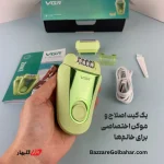 دستگاه ۲ کاره اپیلاتور و شیور وی‌جی‌آر مدل V-758 با ۳۲ موچنگ و نمایشگر دیجیتال
